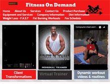 Tablet Screenshot of fitnessondemand4u.com